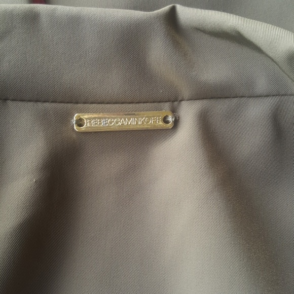 REBECCA MINKOFF Olive Green Jacket - Size 4 - Picture 6 of 8